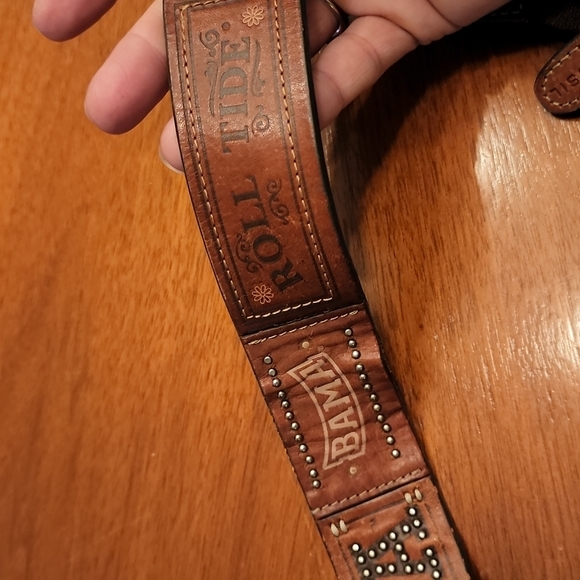 Vintage Fossil ALABAMA ROLL TIDE LEATHER PURSE! UNIQUE!! - Picture 2 of 13